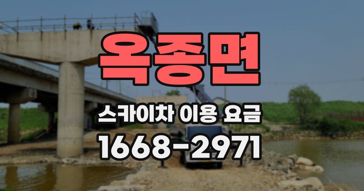 옥종면 스카이차 이용 요금