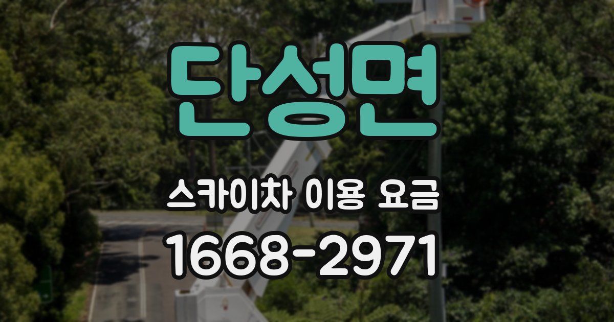 단성면 스카이차 이용 요금