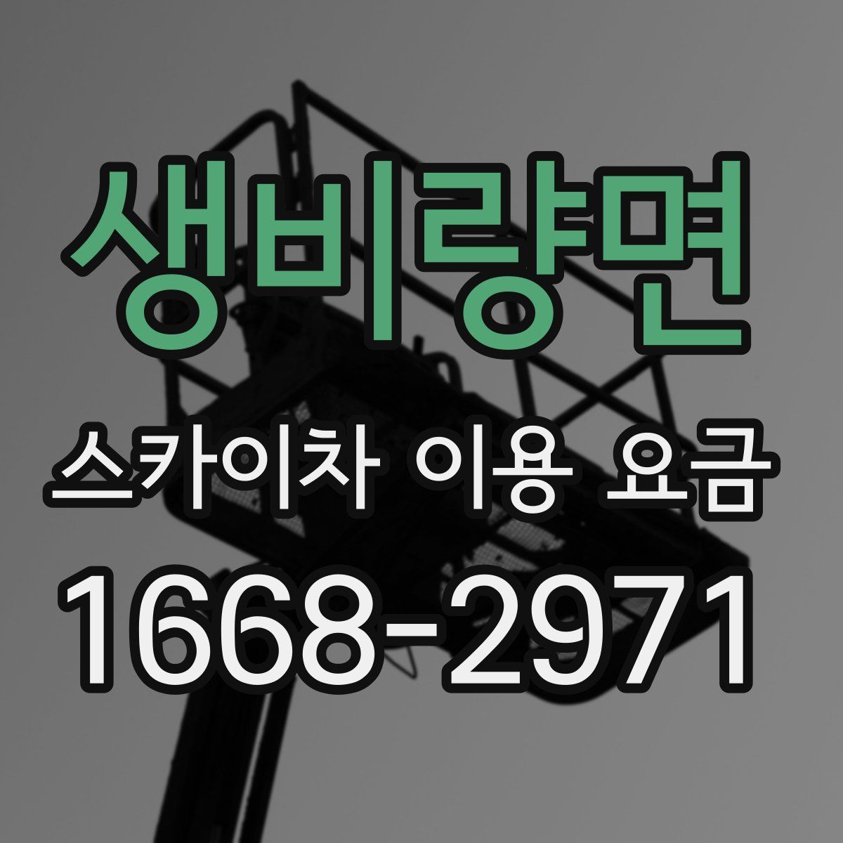 생비량면 스카이차 이용 요금