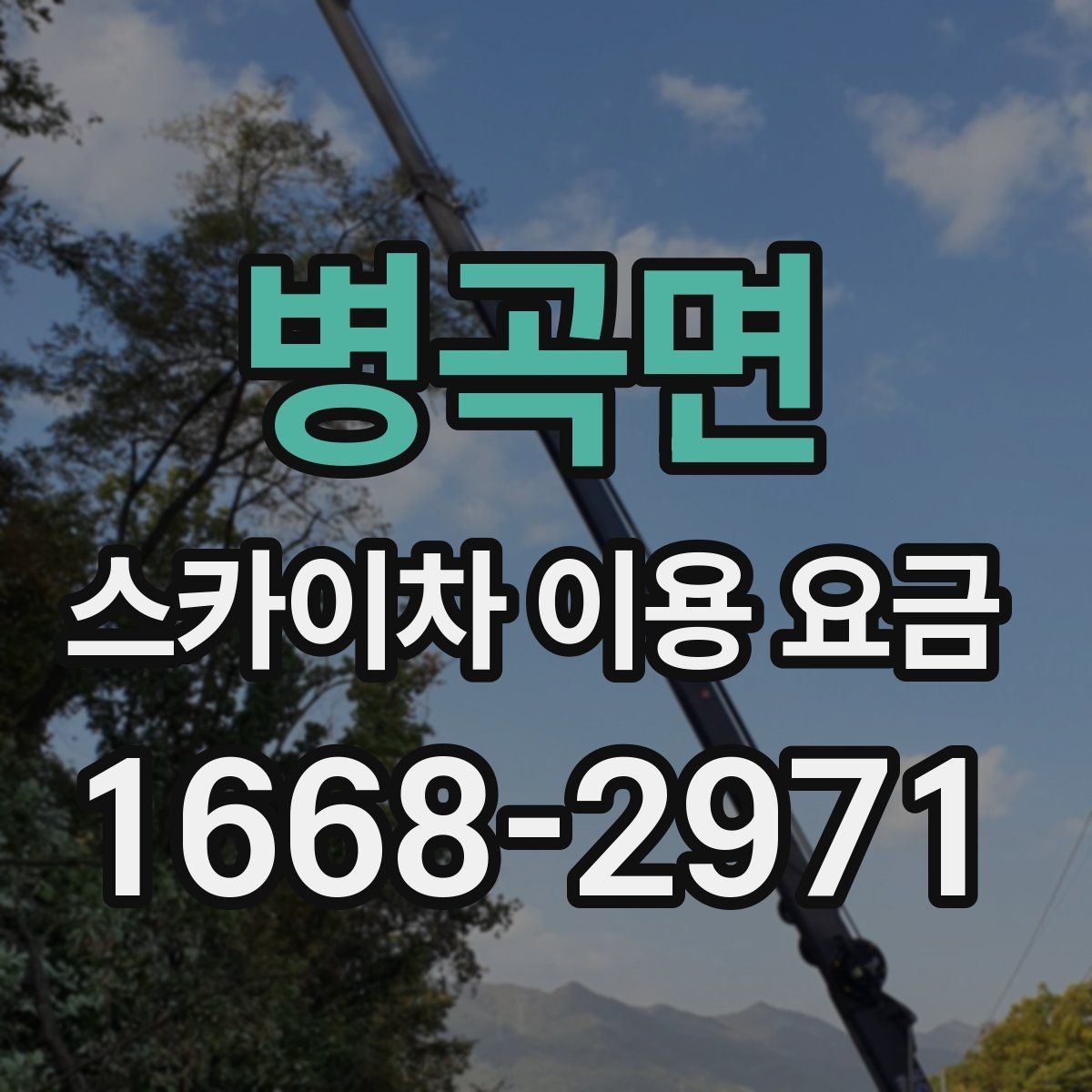 병곡면 스카이차 이용 요금 비교에서 중요한 포인트