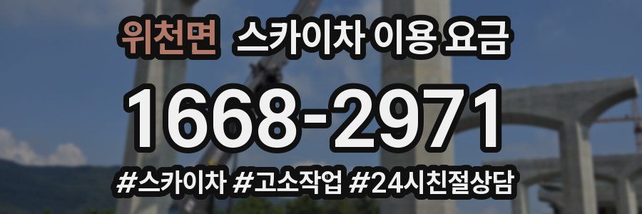 위천면 스카이차 이용 요금