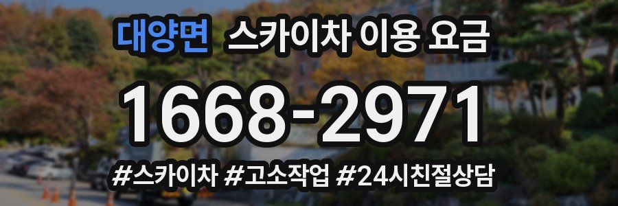 대양면 스카이차 이용 요금