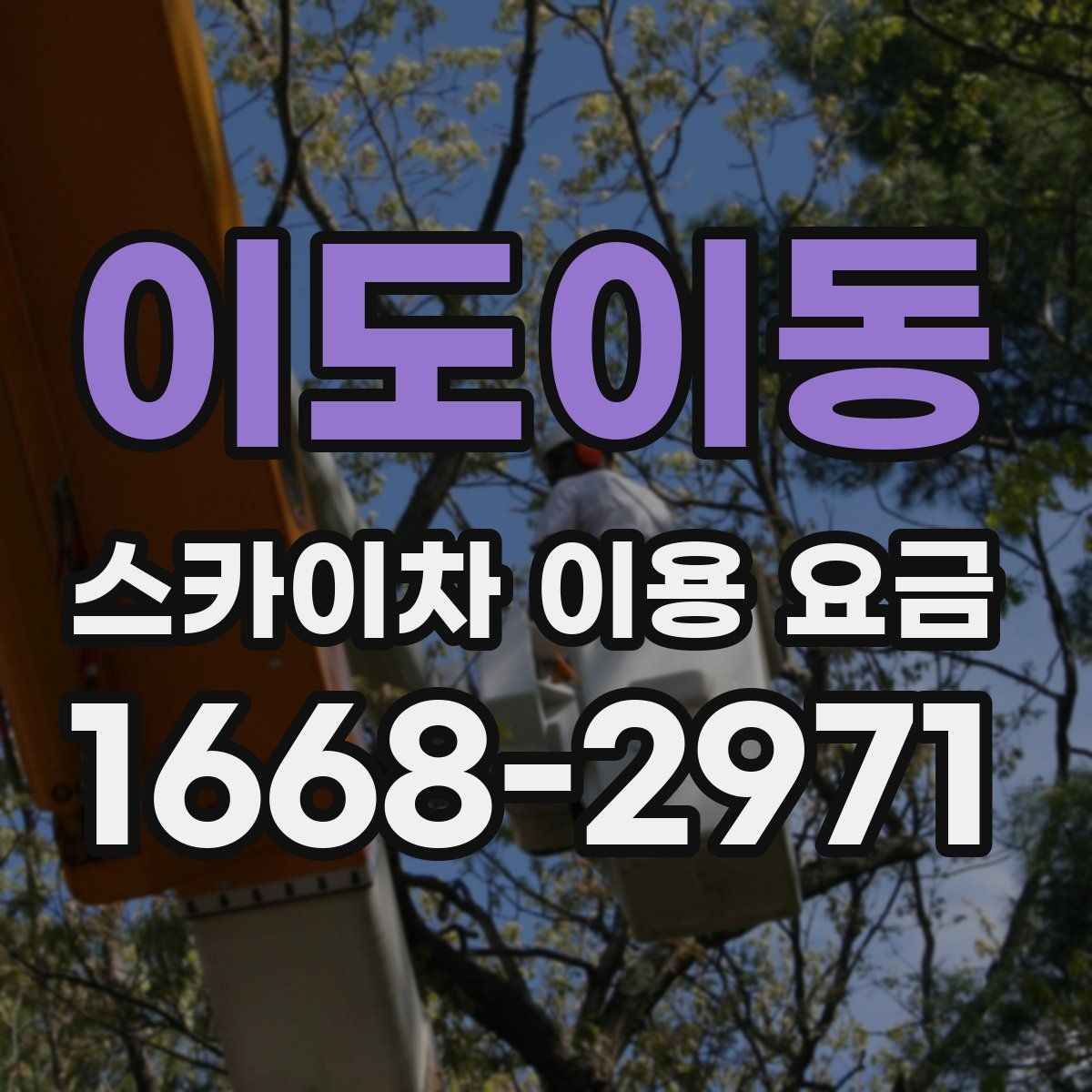 이도이동 스카이차 이용 요금