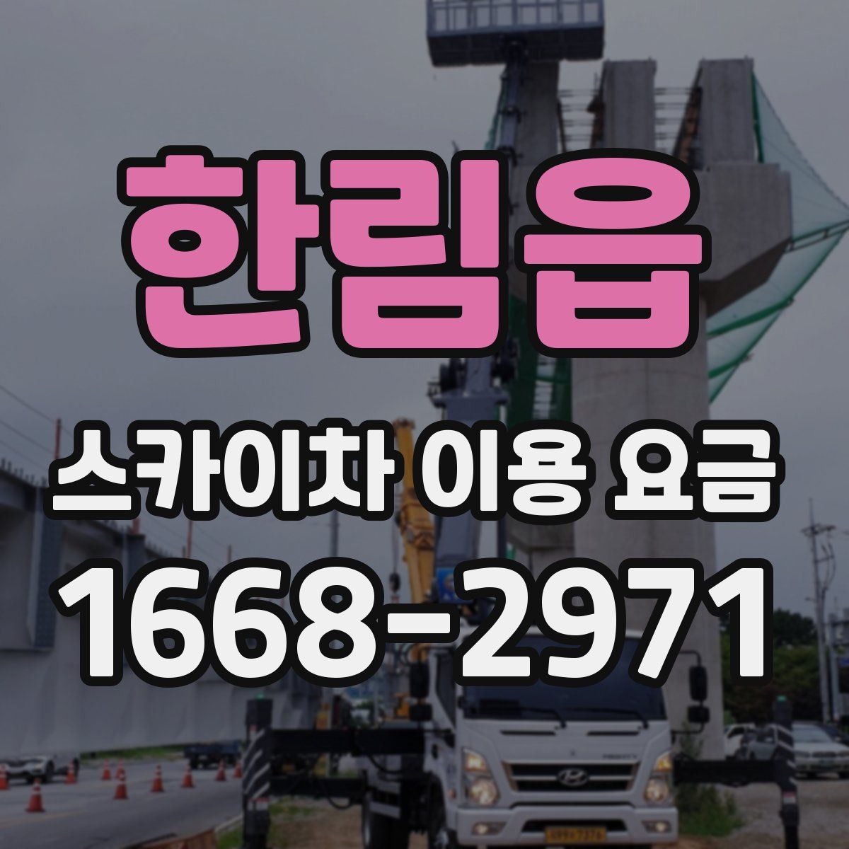 한림읍 스카이차 이용 요금