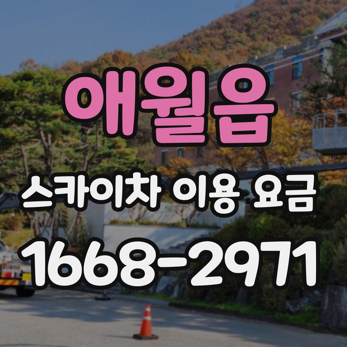 애월읍 스카이차 이용 요금