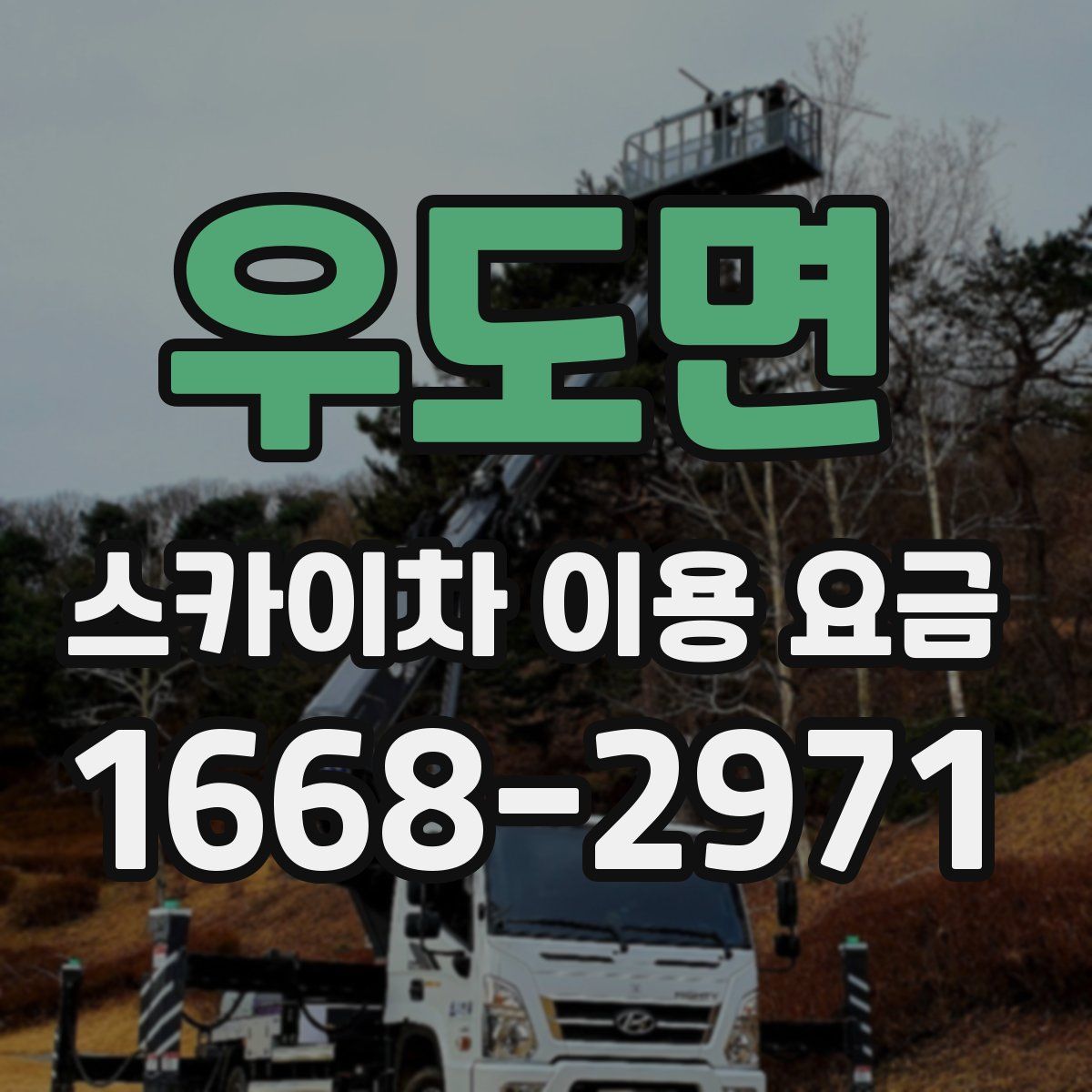 우도면 스카이차 이용 요금