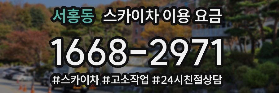 서홍동 스카이차 이용 요금