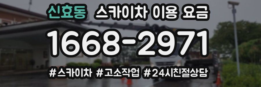 신효동 스카이차 이용 요금