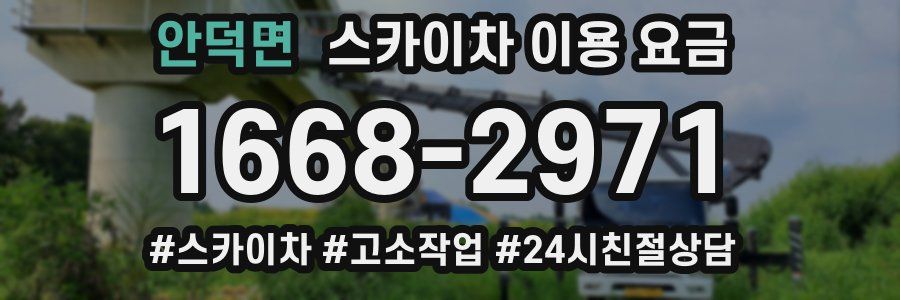 안덕면 스카이차 이용 요금