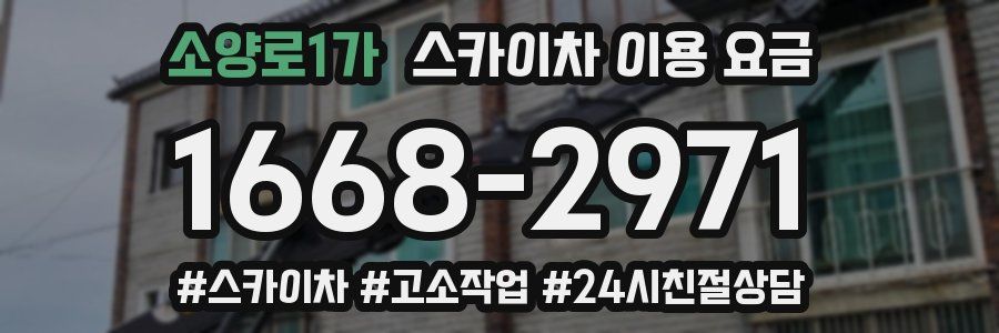 소양로1가 스카이차 이용 요금