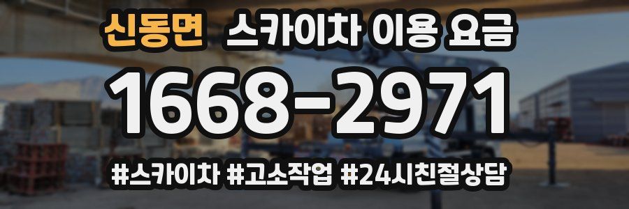 신동면 스카이차 이용 요금