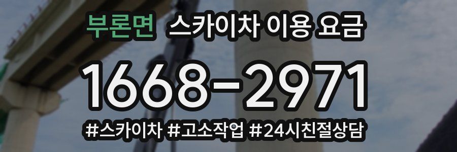 부론면 스카이차 이용 요금
