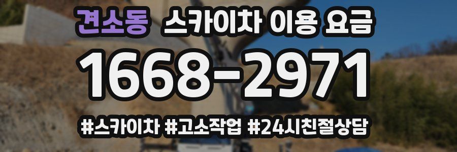 견소동 스카이차 이용 요금