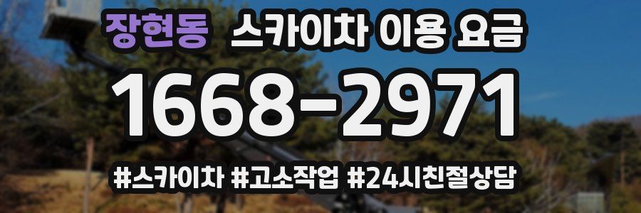 장현동 스카이차 이용 요금