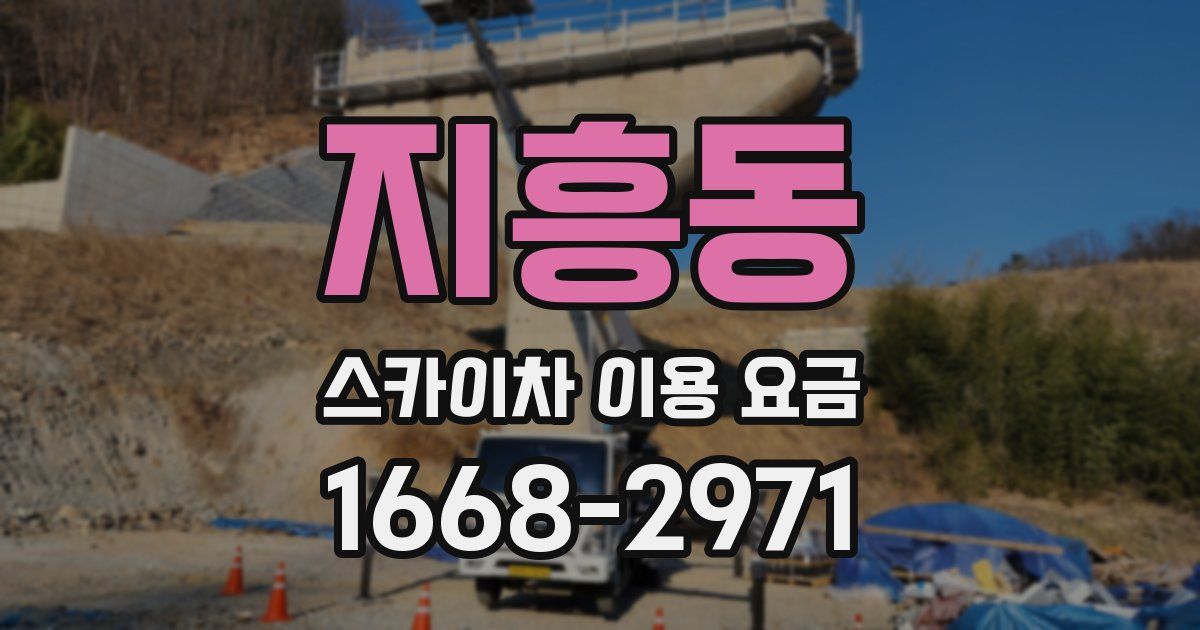 지흥동 스카이차 이용 요금