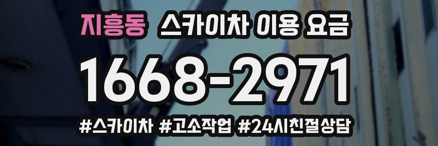 지흥동 스카이차 이용 요금