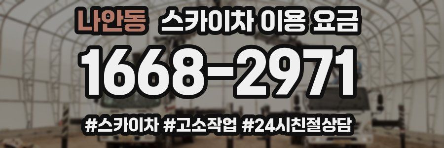 나안동 스카이차 이용 요금
