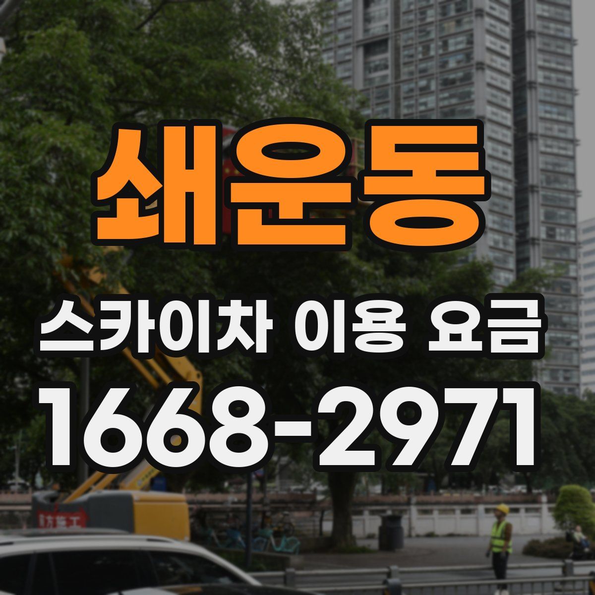 쇄운동 스카이차 이용 요금