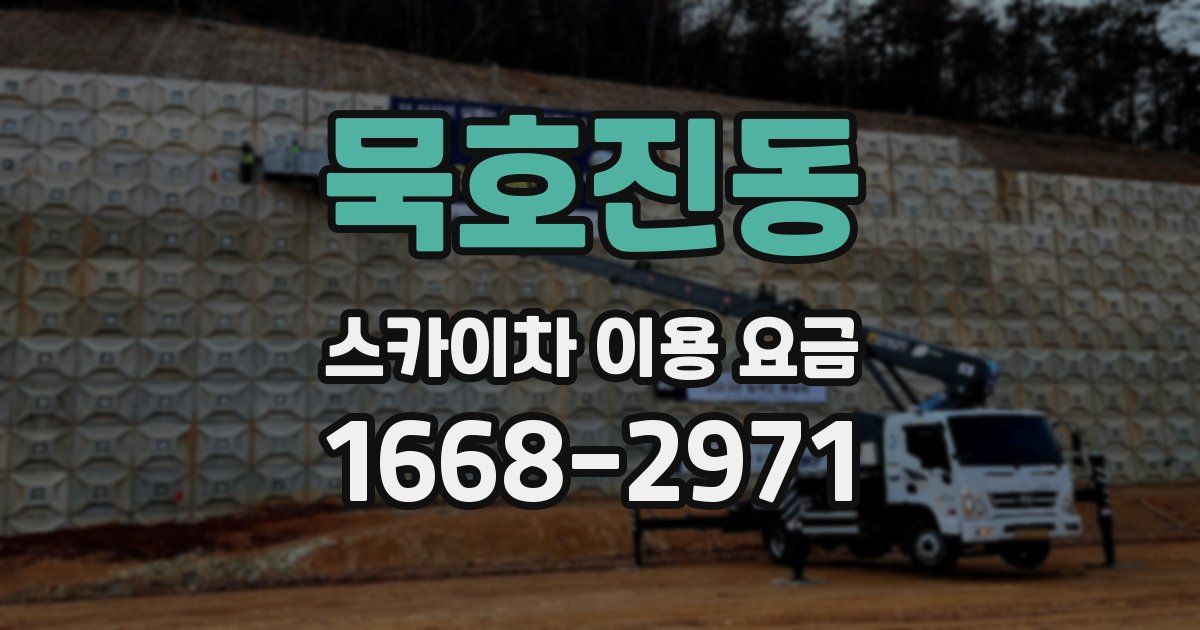 묵호진동 스카이차 이용 요금