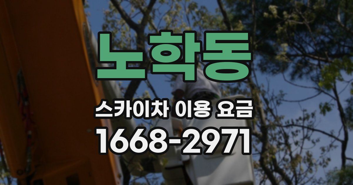 노학동 스카이차 이용 요금