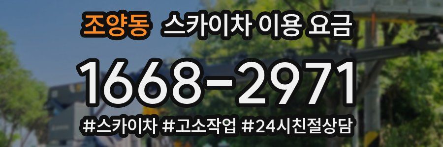 조양동 스카이차 이용 요금