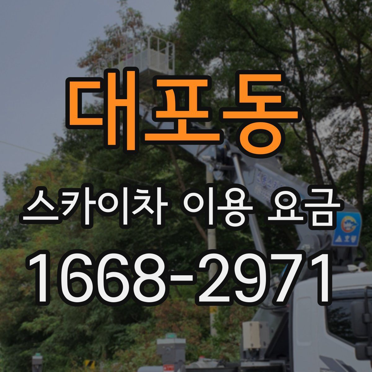 대포동 스카이차 이용 요금