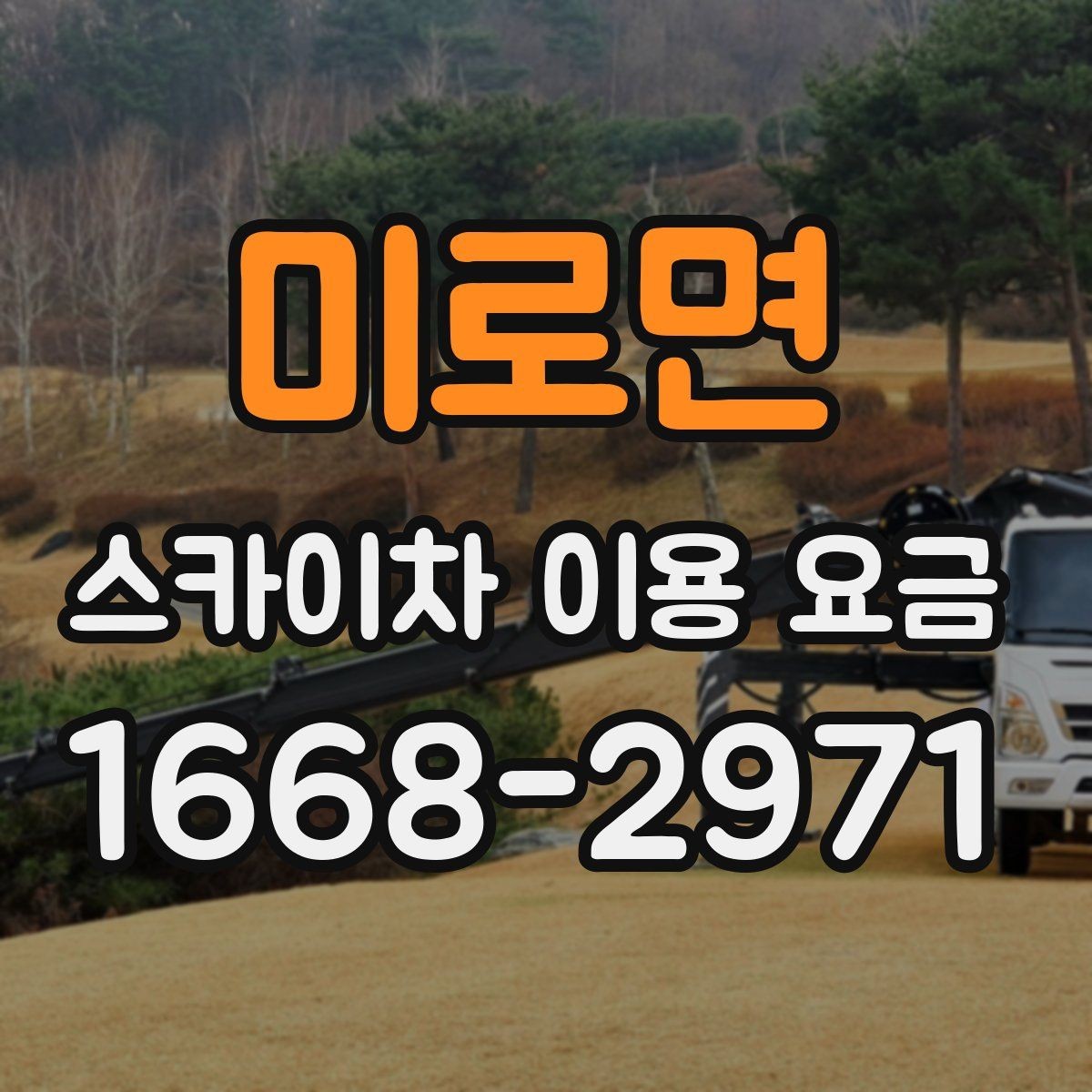 미로면 스카이차 이용 요금 선택 시 자주 묻는 질문 정리