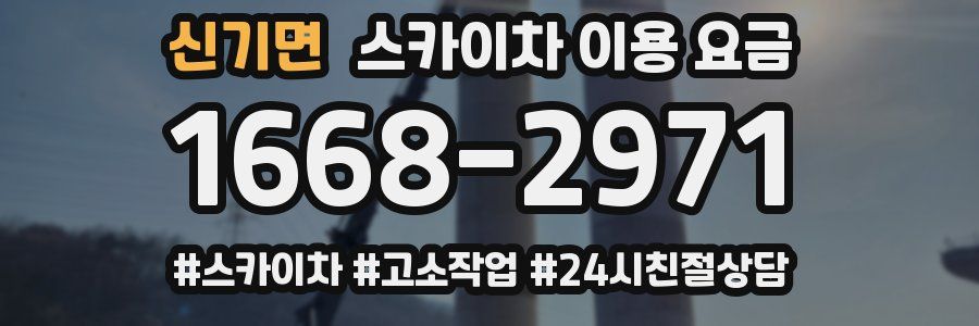 신기면 스카이차 이용 요금