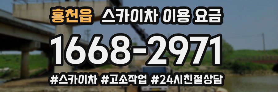 홍천읍 스카이차 이용 요금