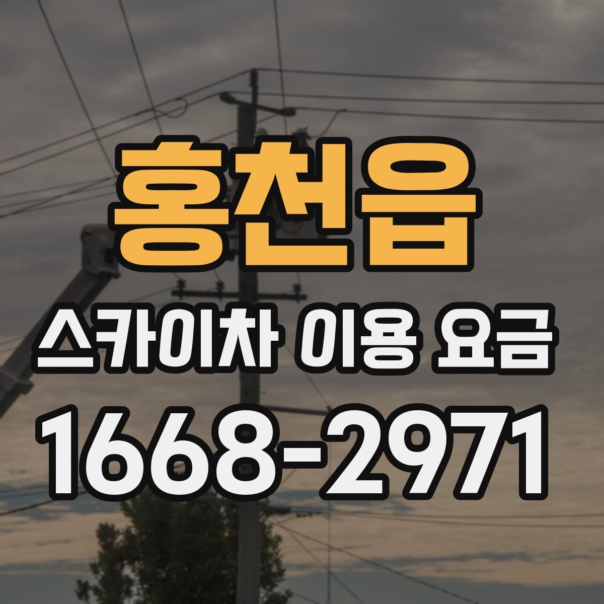 홍천읍 스카이차 이용 요금