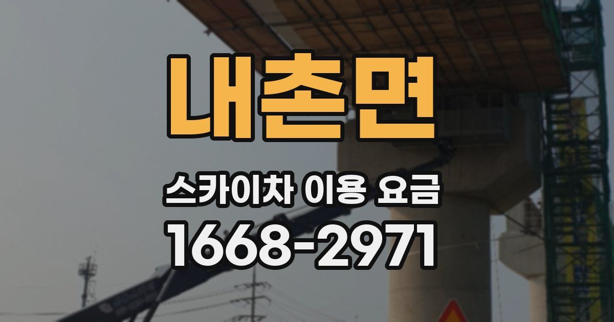 내촌면 스카이차 이용 요금
