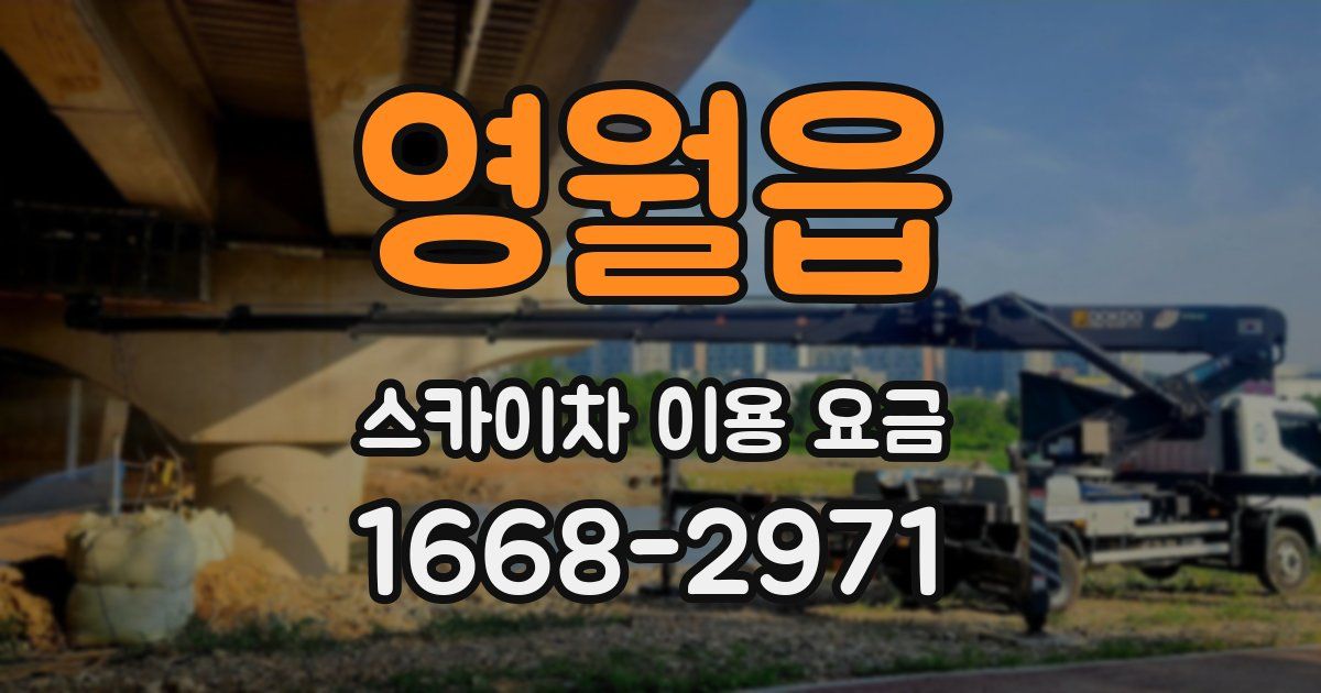 영월읍 스카이차 이용 요금