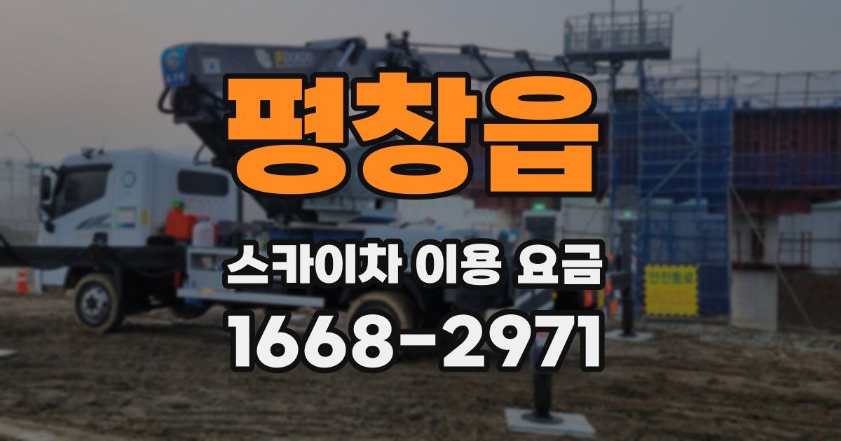 평창읍 스카이차 이용 요금