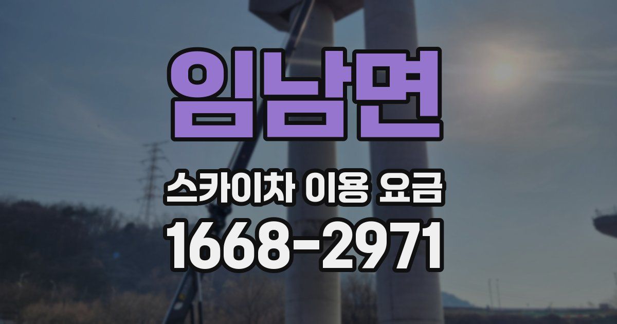 임남면 스카이차 이용 요금