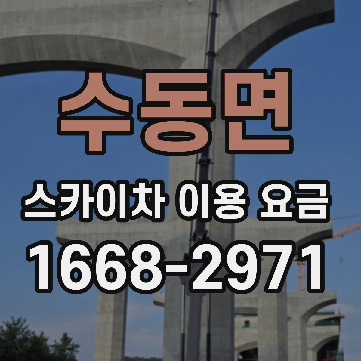 수동면 스카이차 이용 요금