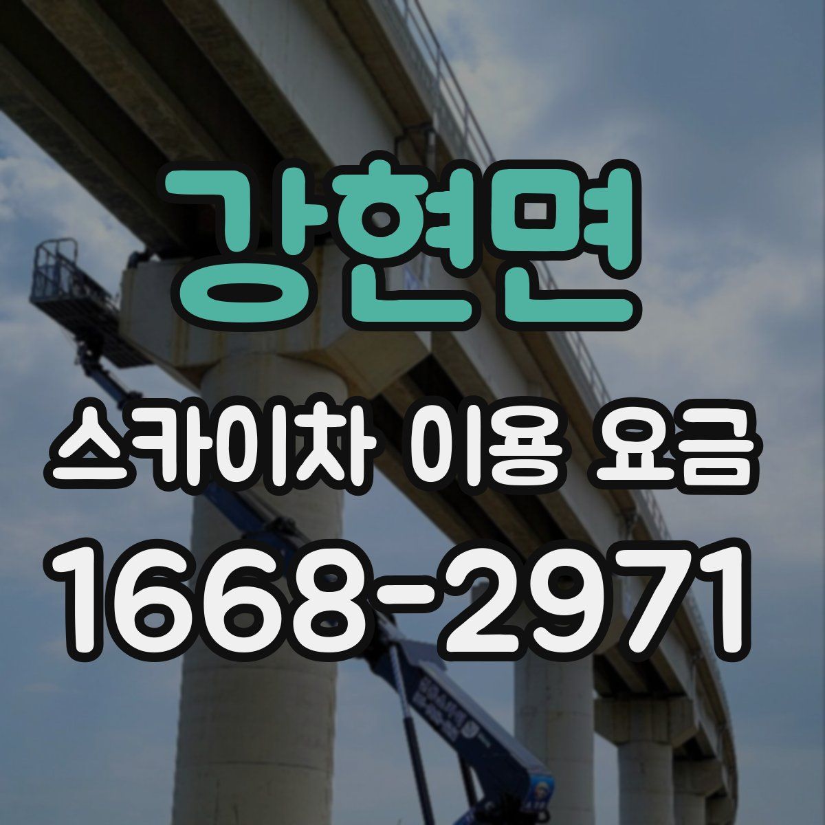 강현면 스카이차 이용 요금