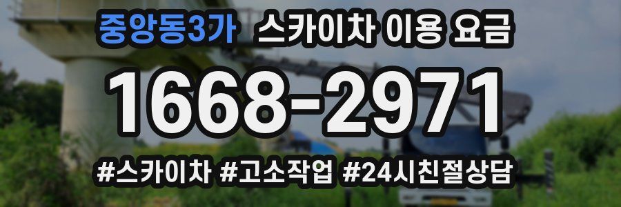 중앙동3가 스카이차 이용 요금