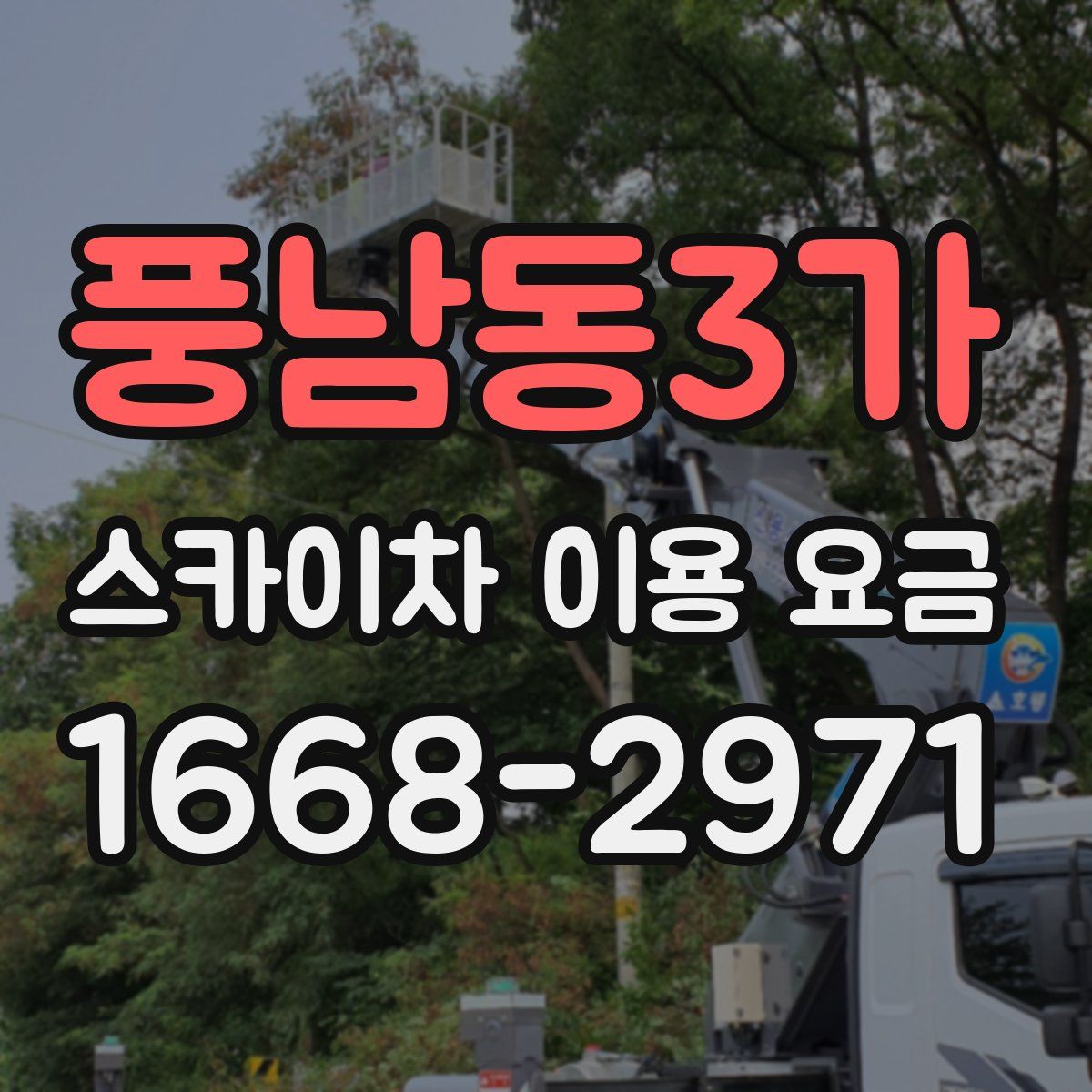 풍남동3가 스카이차 이용 요금
