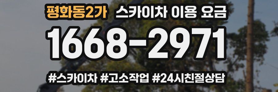평화동2가 스카이차 이용 요금