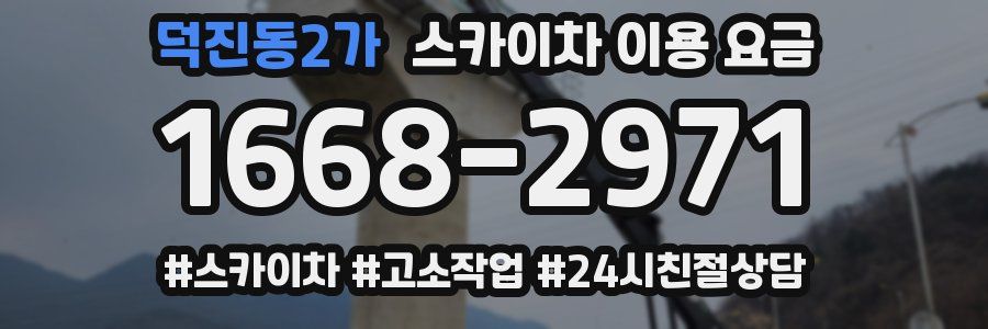 덕진동2가 스카이차 이용 요금