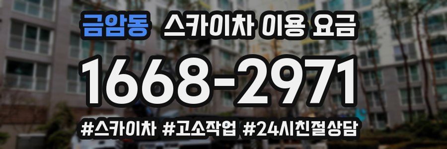 금암동 스카이차 이용 요금