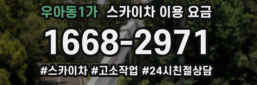 우아동1가 스카이차 이용 요금