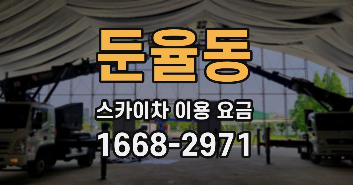 둔율동 스카이차 이용 요금
