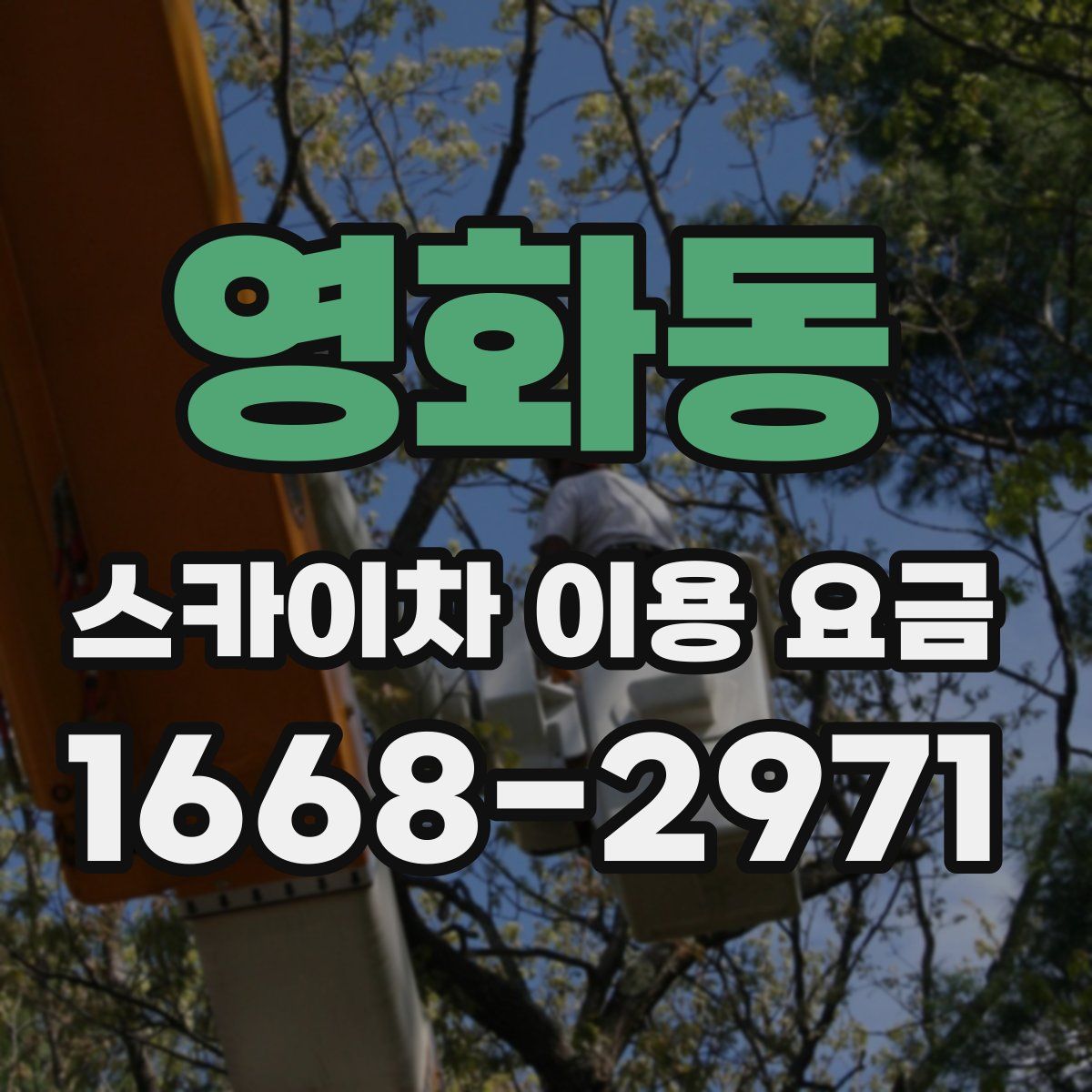 영화동 스카이차 이용 요금