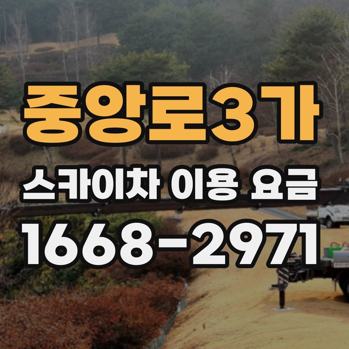 중앙로3가 스카이차 이용 요금