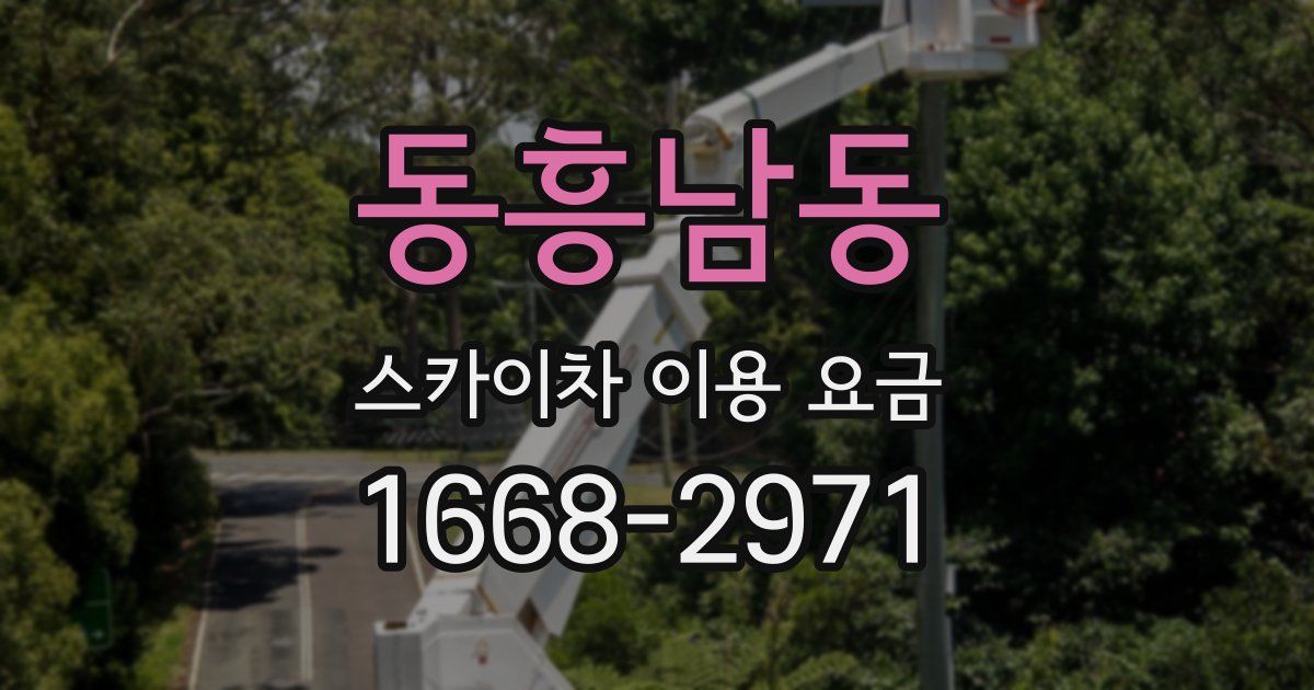 동흥남동 스카이차 이용 요금
