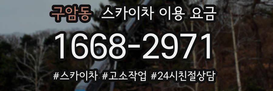 구암동 스카이차 이용 요금