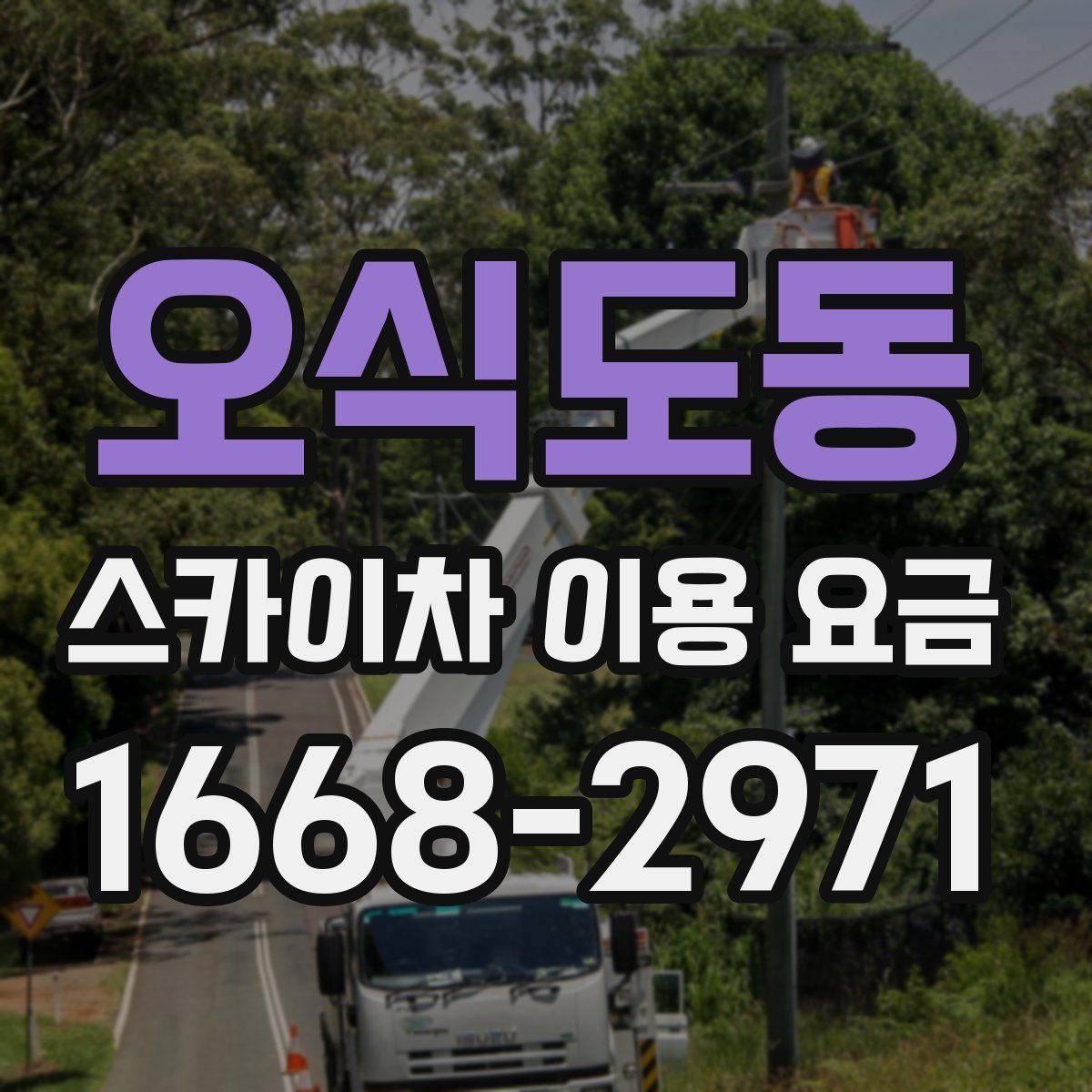 오식도동 스카이차 이용 요금