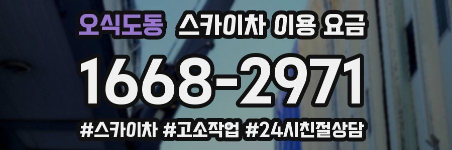 오식도동 스카이차 이용 요금
