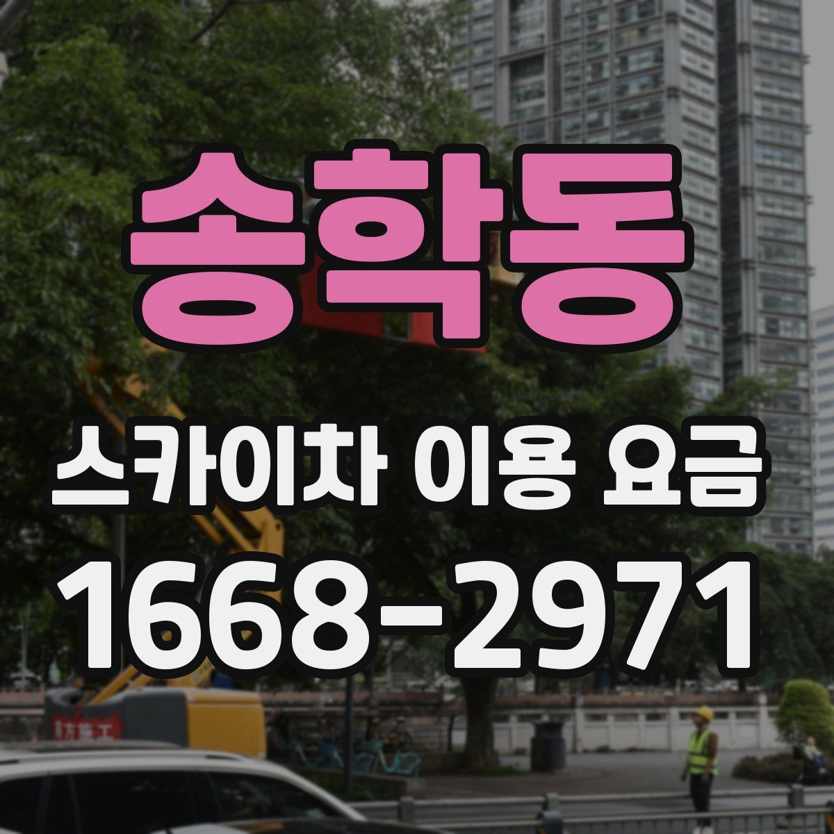 송학동 스카이차 이용 요금